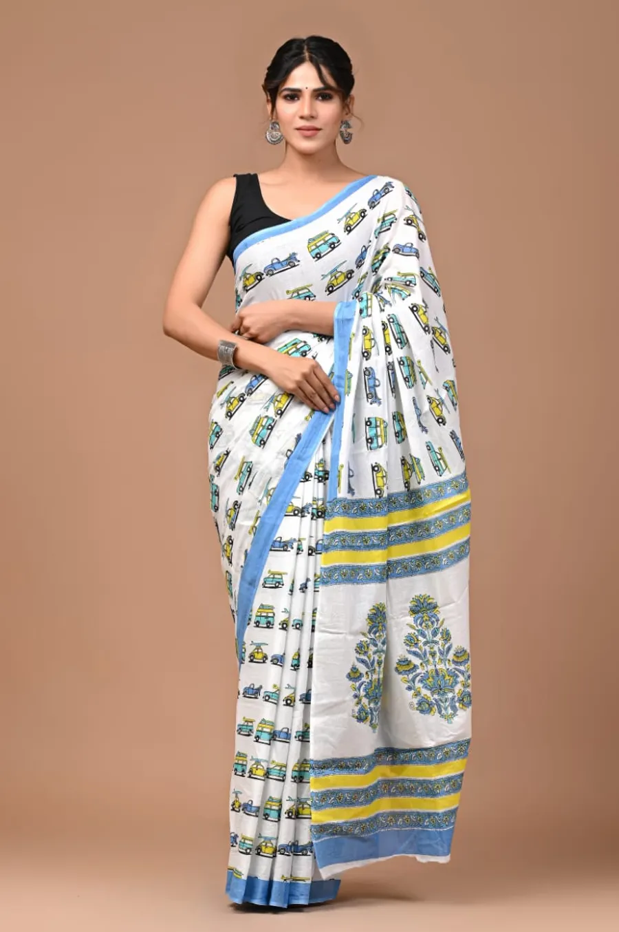 Stylish New Cotton Mulmul Saree